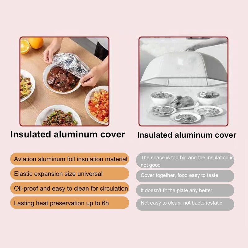 🔥 Hot Sale 50% OFF🔥Insulated Foil Food Covers