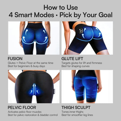 🔥 Hot Sale 50% OFF 👒 3-Zone EMS Toning Shorts: Targeted Abdomen, Glutes & Pelvic Floor Support